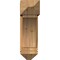 Ekena Millwork Thorton Arts and Crafts Rough Sawn Bracket w/ Offset Brace, Western Red Cedar, 8"W x 22"D x 26"H BKT0806X22X26THR03RWR - alternate 3